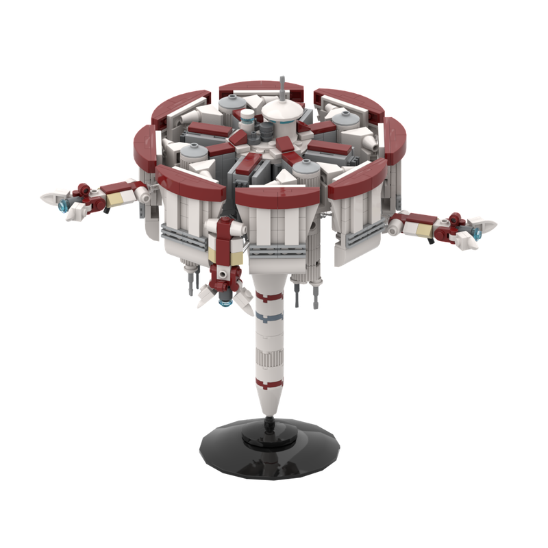 Lego Haven-class Medical Station + 3x Pelta-class Frigates