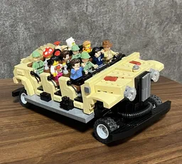 LEGO Indiana Jones : Adventure Ride Vehicle EMV (Tan Color) MOC