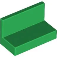 Panel 1 x 2 x 1 [Square Corners] / Green