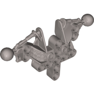 Lego Large Figure Skeletal, Torso, Upper, with 2 Ball Joints (Toa Inika) / Pearl Light Gray