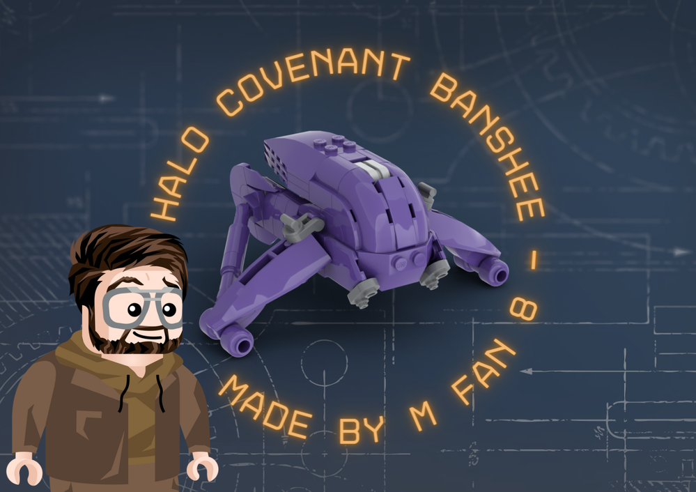 Lego Covenant Banshee (Type-26) - Halo game