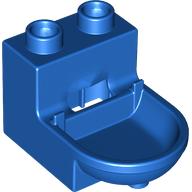 Lego Duplo Toilet (without Rim) / Blue