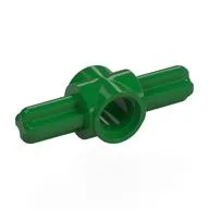 Technic Pin Connector Hub with 2 Axles / Green