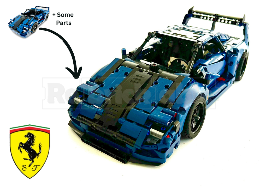 Lego Ferrari F40 LM Conversion