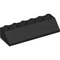 Brick Sloped 45° 2 x 6 / Black
