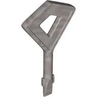 Tile Remover Key Diamond [DOTS] / Flat Silver