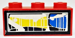 Brick 1 x 3 with Front Headlight Pattern Model Right Side (Sticker) - Set 8280