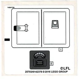 Sticker Sheet for Set 75138-1 / [No Color/Any Color]