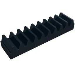 Technic Gear Rack 1 x 4 / Black