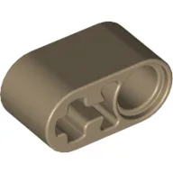 Technic Beam 1 x 2 Thick with Pin Hole and Axle Hole / Dark Tan