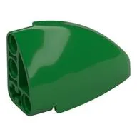 Technic Panel Round Corner 5 x 3 x 2 Left / Green