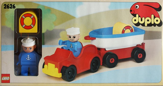 Lego Car and Boat Vacation Trailer