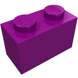 Brick 1 x 2 / Purple