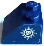Slope 45 2 x 2 with MSC Logo Pattern on Both Sides (Stickers) - Sets 40227 / 40318