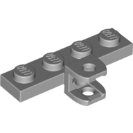 Lego Plate Special 1 x 4 with Coupling Link Double / Light Bluish Gray