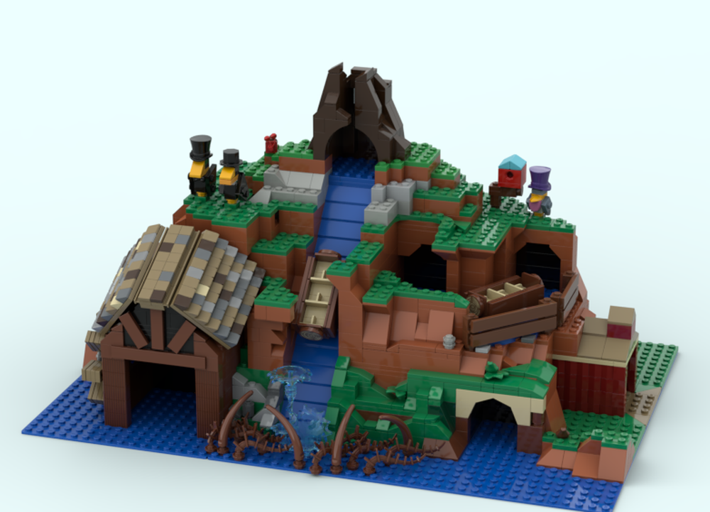 Lego Splash Mountain