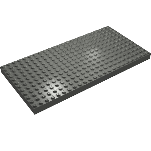 Lego Brick 12 x 24 / Dark Bluish Gray