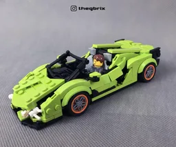 Lamborghini Sian Roadster - Lime