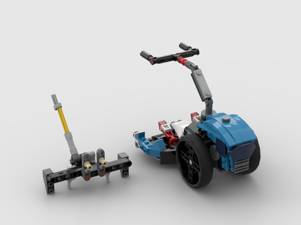 Lego 31114 Single-Axle Tractor with Mower and Cultivator