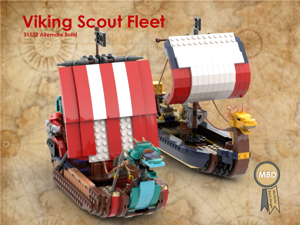Lego Viking Scout Fleet, 31132 Alternate Build