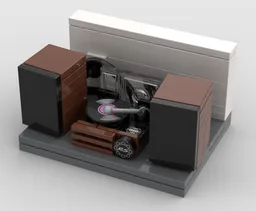 Old record player