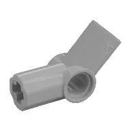 Technic Axle and Pin Connector Angled #4 - 135° / Pearl Light Gray