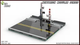 NEXTBrick System Road with Rail and Exit