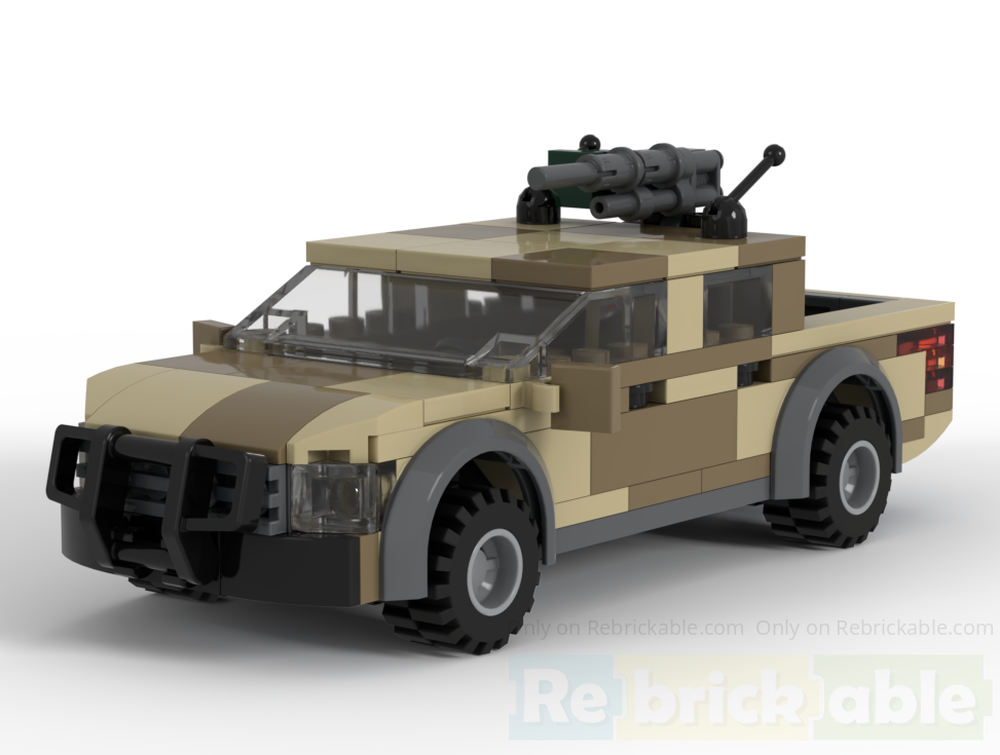 Lego Generic Military Pickup Truck