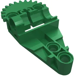 Technic Gearbox Half / Green