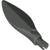 Animal Body Part, Dinosaur / Whale Flipper with Pin / Dark Gray