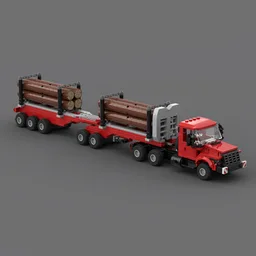 Grizzly Heavy-Duty Logging Truck
