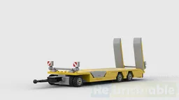 Low loader trailer
