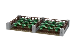 Medieval modular vegetable fields