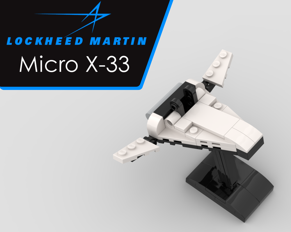 Lego Micro Lockheed Martin X-33 SSTO [1:185]