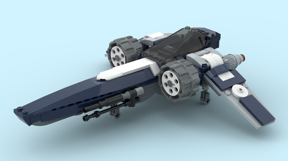 Lego The DE-1 Space Fighter!
