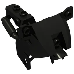 Fairing, Motorcycle, Modern / Black