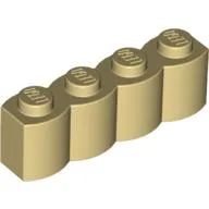 Brick Special 1 x 4 Palisade [aka Log] / Tan