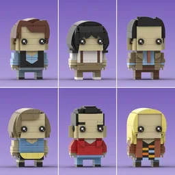 "Friends" Brickheadz Collection