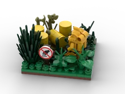 Display for Hazmat Guy