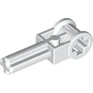 Technic Axle 1.5 with Perpendicular Axle Connector (Technic Pole Reverser Handle) / White