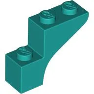 Brick Arch 1 x 3 x 2 / Dark Turquoise