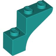 Lego Brick Arch 1 x 3 x 2 / Dark Turquoise