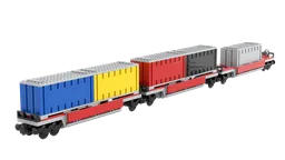 Intermodal Triple Container Flatcar