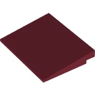 Brick Sloped 10° 6 x 8 / Dark Red