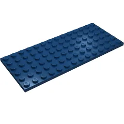 Plate 6 x 14 / Dark Blue