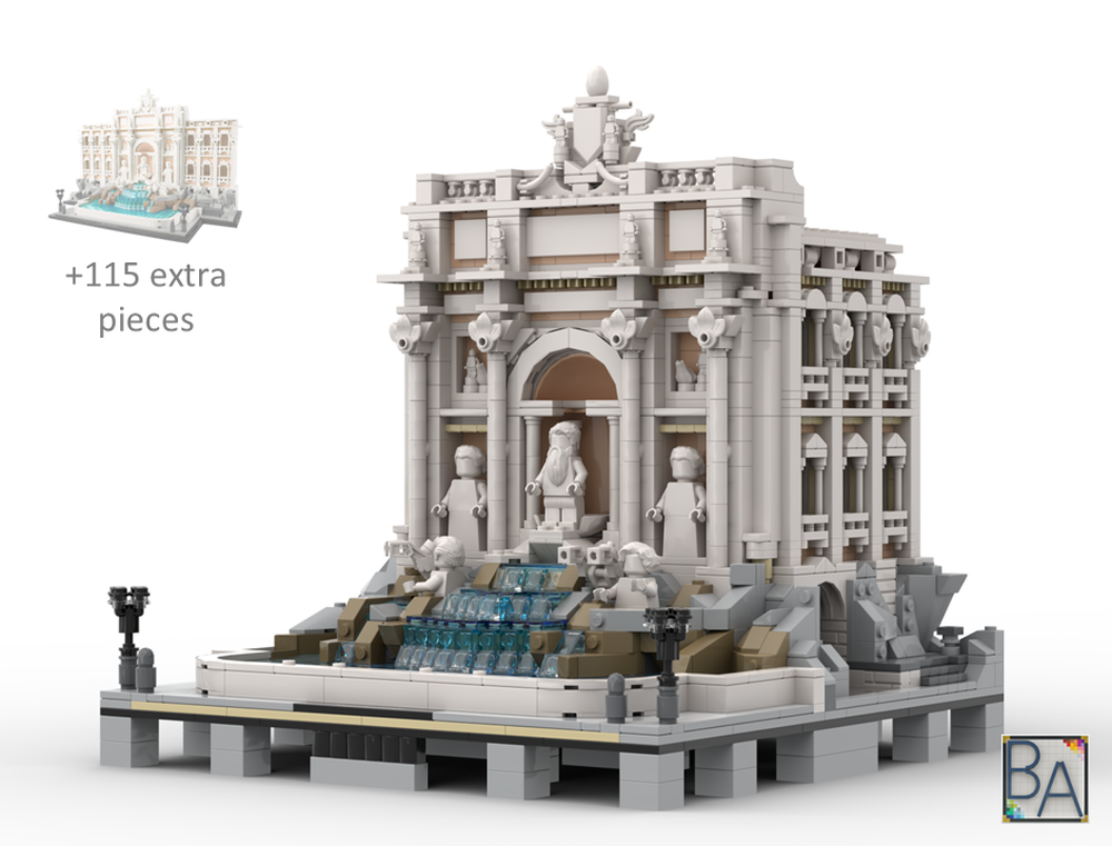 Lego Trevi Fountain - Riviera Extension