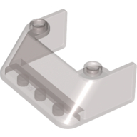 Lego Windscreen 3 x 4 x 1 1/3 with 2 Studs on Top / Trans-Brown