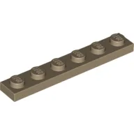 Plate 1 x 6 / Dark Tan
