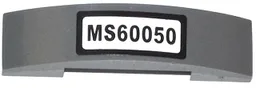 Slope, Curved 4 x 1 x 2/3 Double with 'MS60050' Pattern (Sticker) - Set 60050