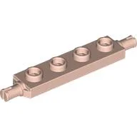 Plate Special 1 x 4 with Wheels Holder / Light Salmon